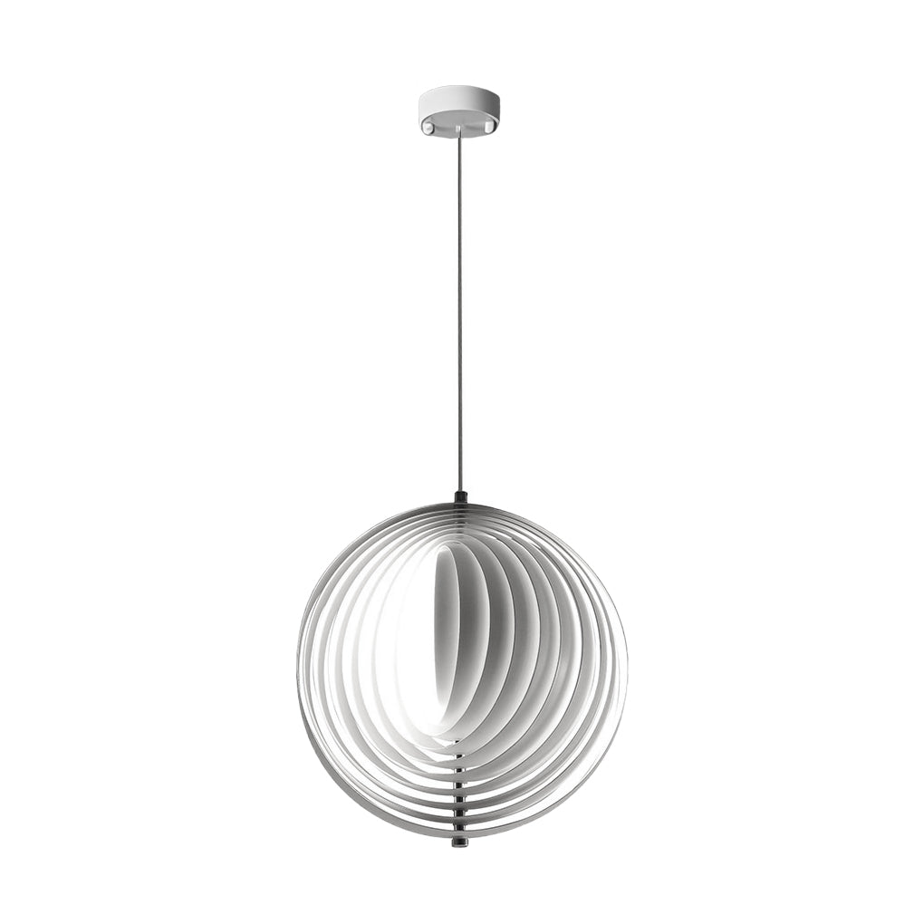 Rotatable Metal White Nordic Pendant