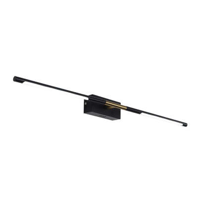 23.6''/39.4'' Black and Gold Linear LED Bathroom Vanity Light Bar-Lighom