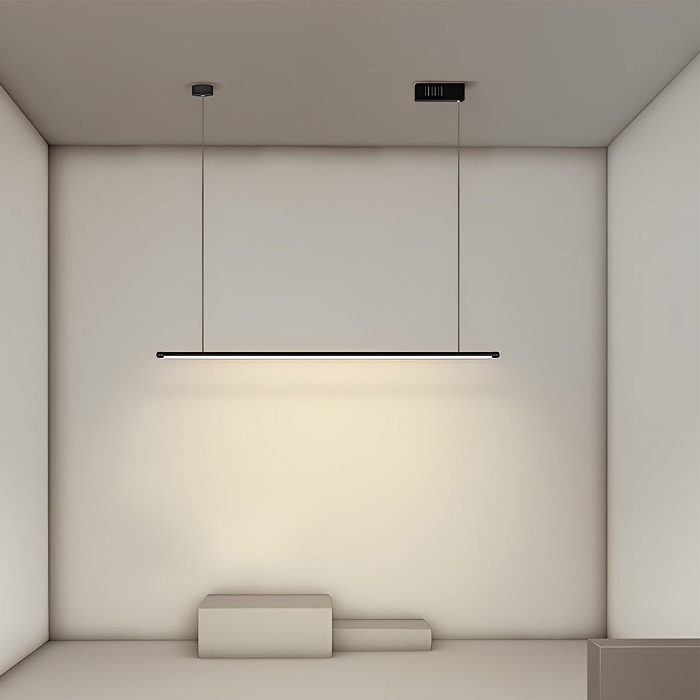 16" Geometric Adjustable Black Modern Pendant Light