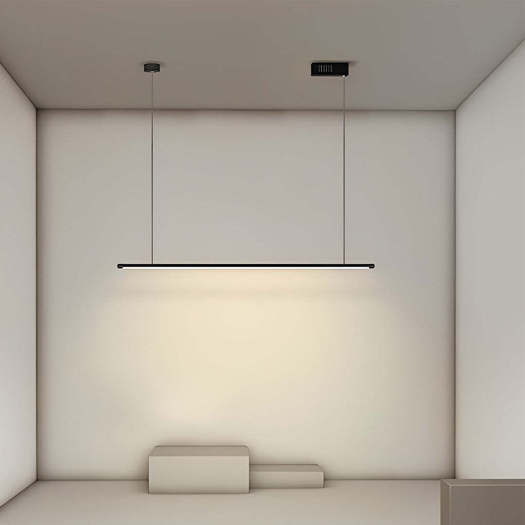 16" Geometric Adjustable Black Modern Pendant Light