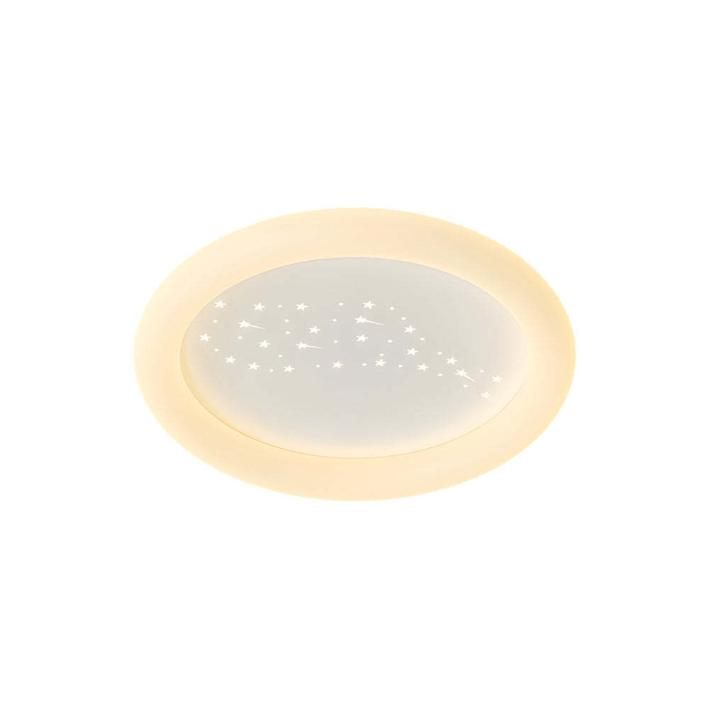 Square Dimmable LED Milky White Modern Ceiling Light