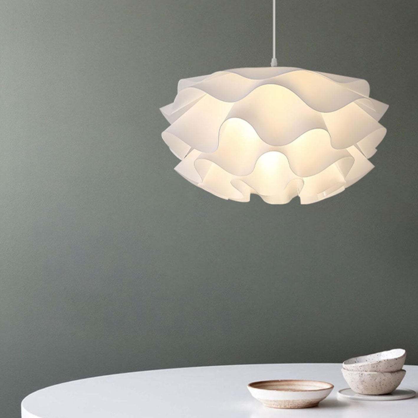 Minimalist Multi-Layer Petal Acrylic Pendant Light