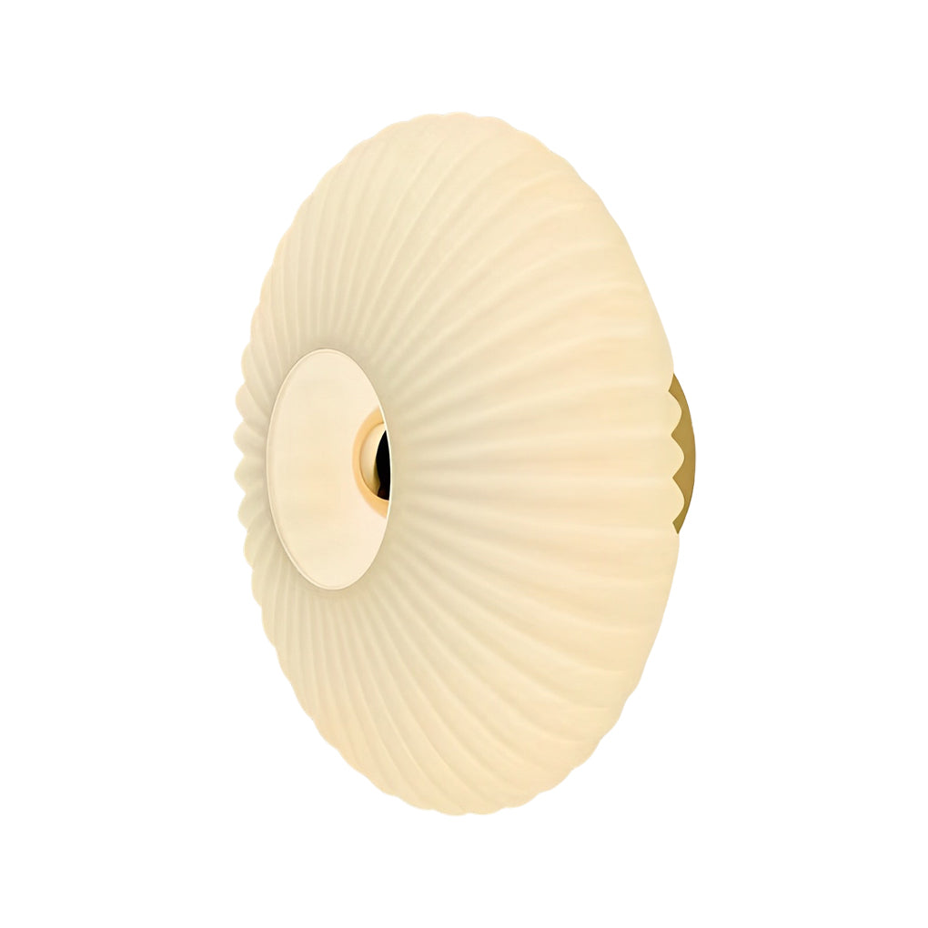 Round Striped Glass LED Post-Modern Wall Lights Fixture Wall Sconce Lighting-Lighom