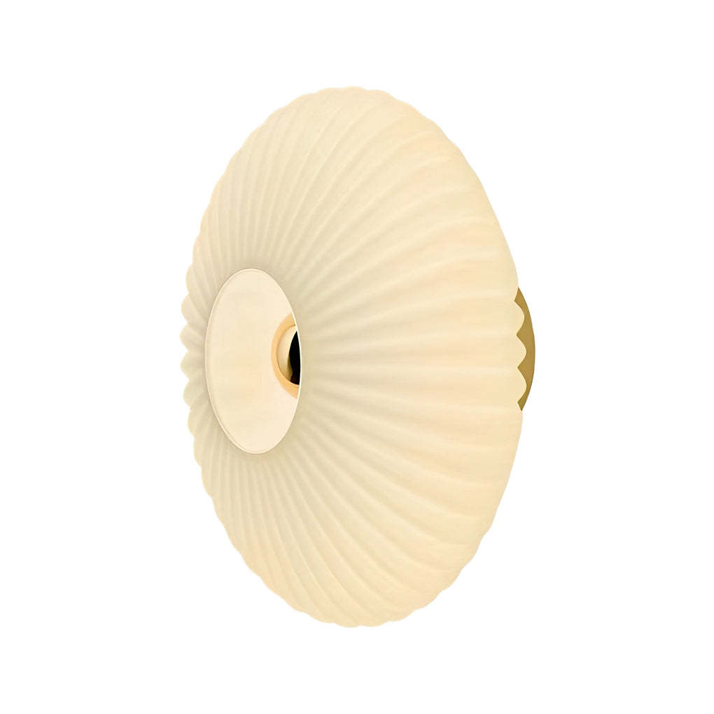 Round Striped Glass LED Post-Modern Wall Lights Fixture Wall Sconce Lighting-Lighom