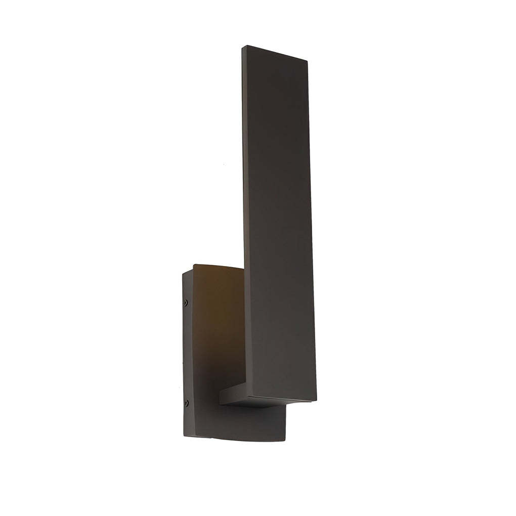 Waterproof Minimalist Aluminum LED Black Modern Outdoor Wall Light-Lighom