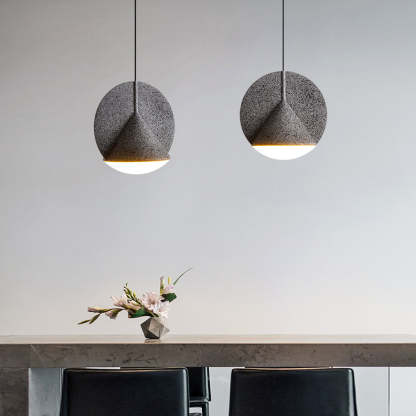 Circular Cone Metal LED Industrial Kitchen Island Pendant