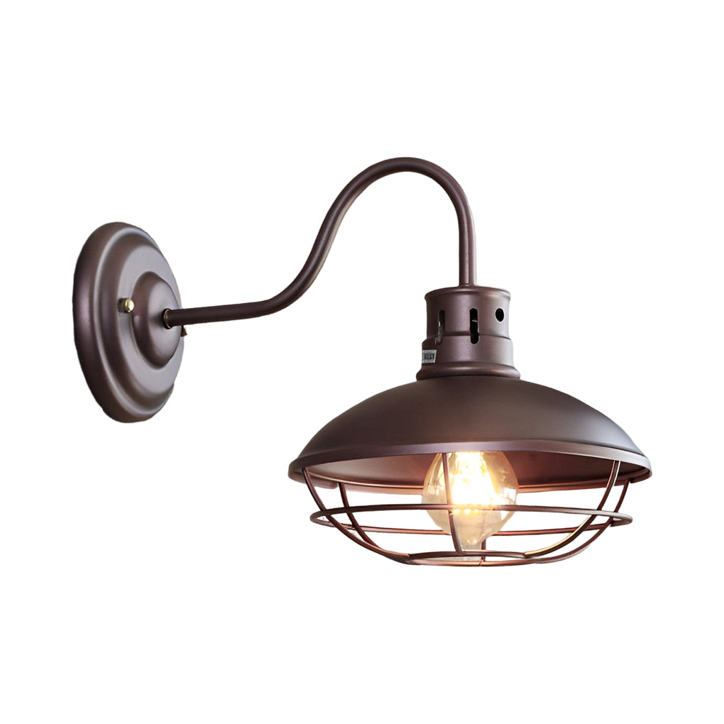 Retro Iron LED Waterproof Industrial Style Outdoor Wall Lights Wall Lamp-Lighom