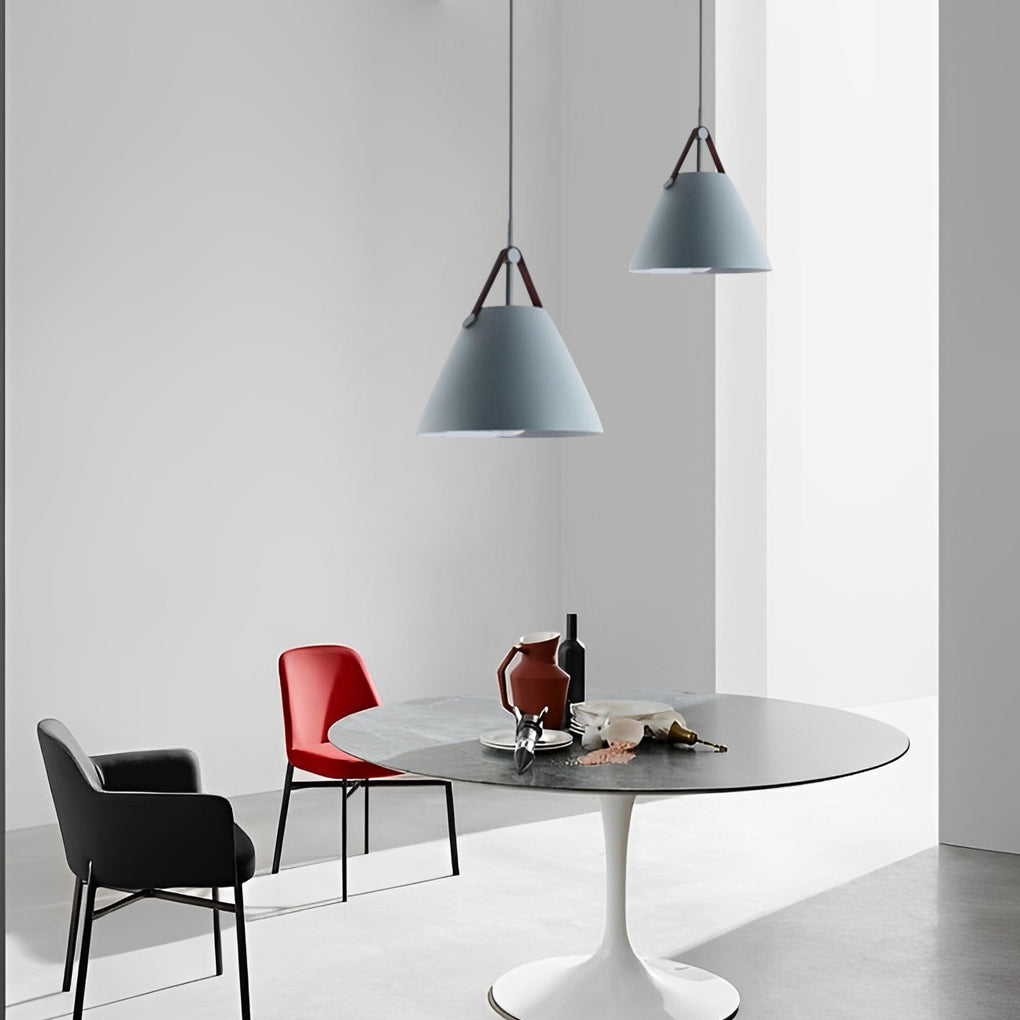 Creative Conical Metal Nordic Pendant Lighting Kitchen Island Lighting-Lighom