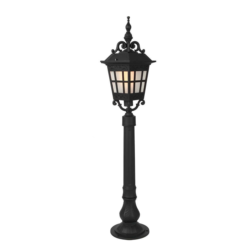 Outdoor Waterproof Aluminum Glass LED European Style Lawn Lamp Pathway Lights-Lighom