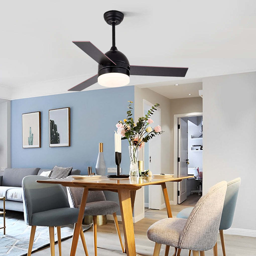 Metal Acrylic LED Nordic Ceiling Fan