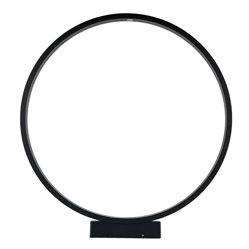 Minimalist Circle Design Waterproof LED Black Modern Pathway Lights-Lighom