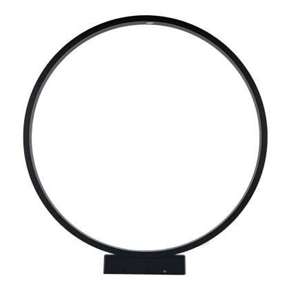 Minimalist Circle Design Waterproof LED Black Modern Pathway Lights-Lighom