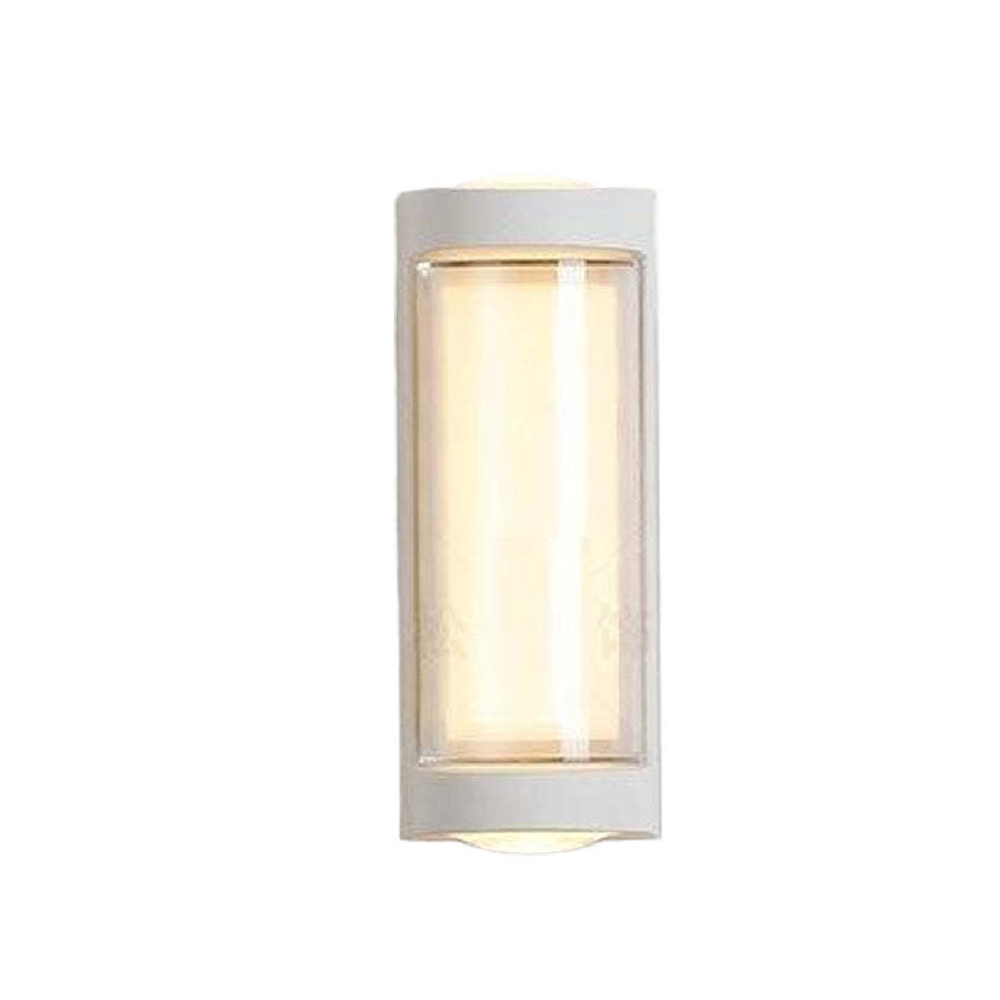 Sleek Dual-Directional Outdoor Wall Light with Modern Arc & Rectangular Designs-Lighom