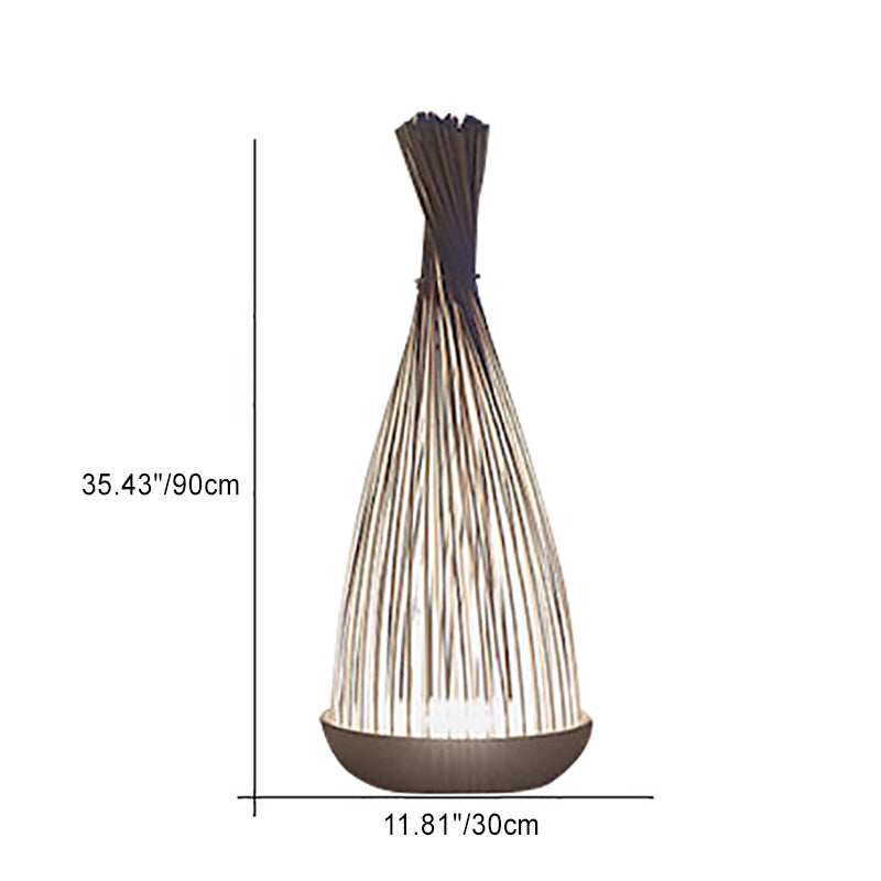 Contemporary Fiber Optic Fishtail Landscape Light