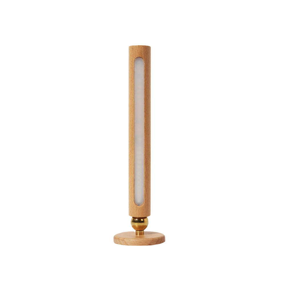 Wood Rotating Magnetic USB Touch Night Light