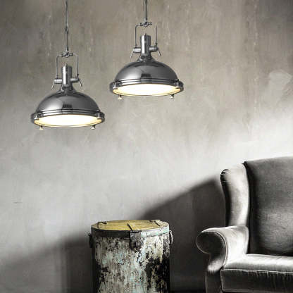Vintage Metal Lantern Design LED Industrial Pendant Lights Chandeliers-Lighom