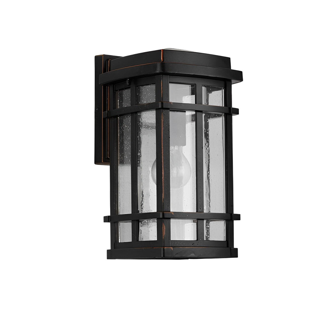 Retro Bubble Glass Modern Outdoor Wall Light