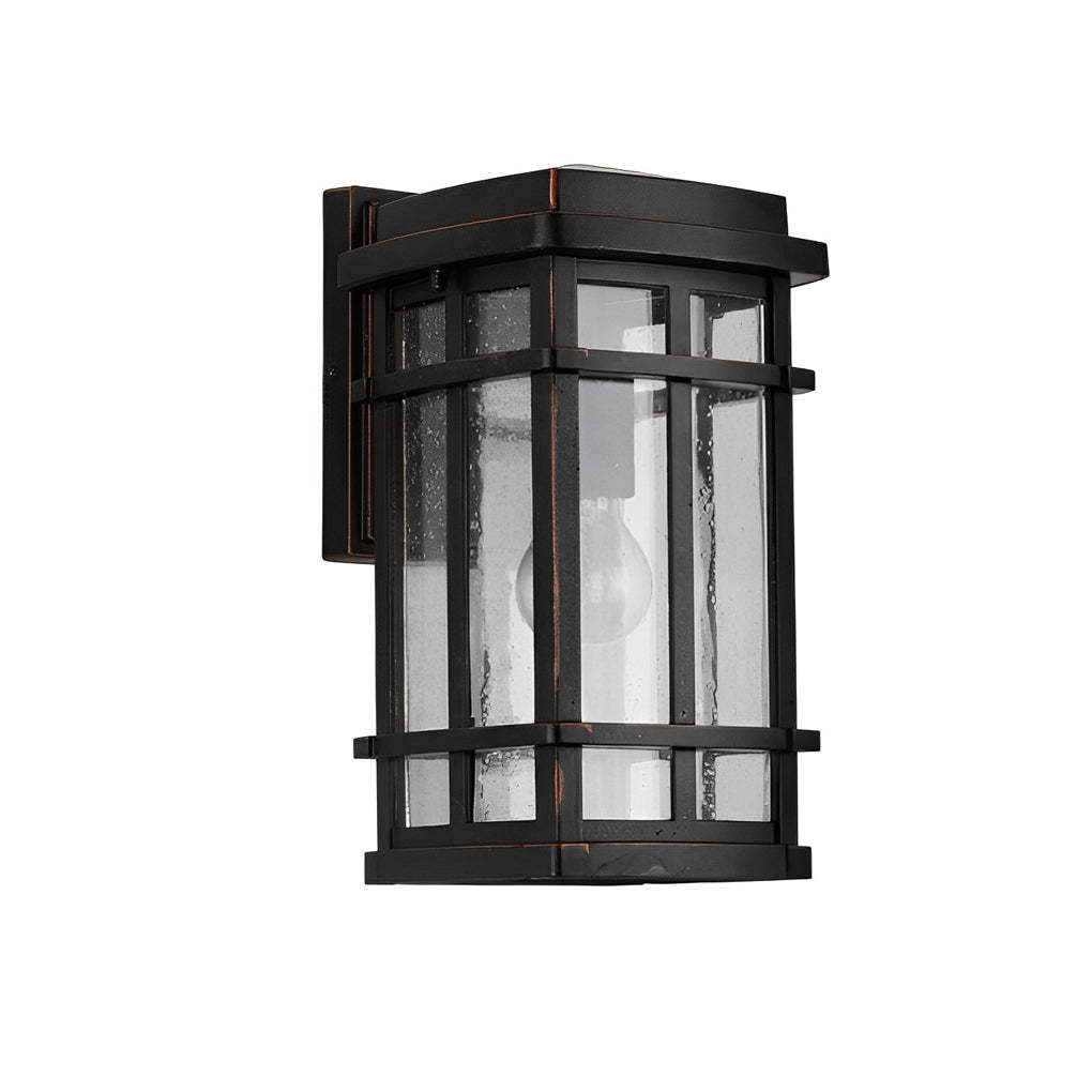 Retro Bubble Glass Modern Outdoor Wall Light