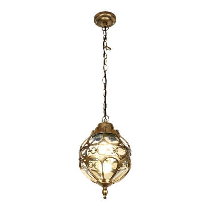 Waterproof Retro Aluminum Glass Ball American Style Outdoor Chandelier-Lighom