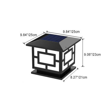 Chinese Solar Acrylic Square Lantern LED Landscape Light
