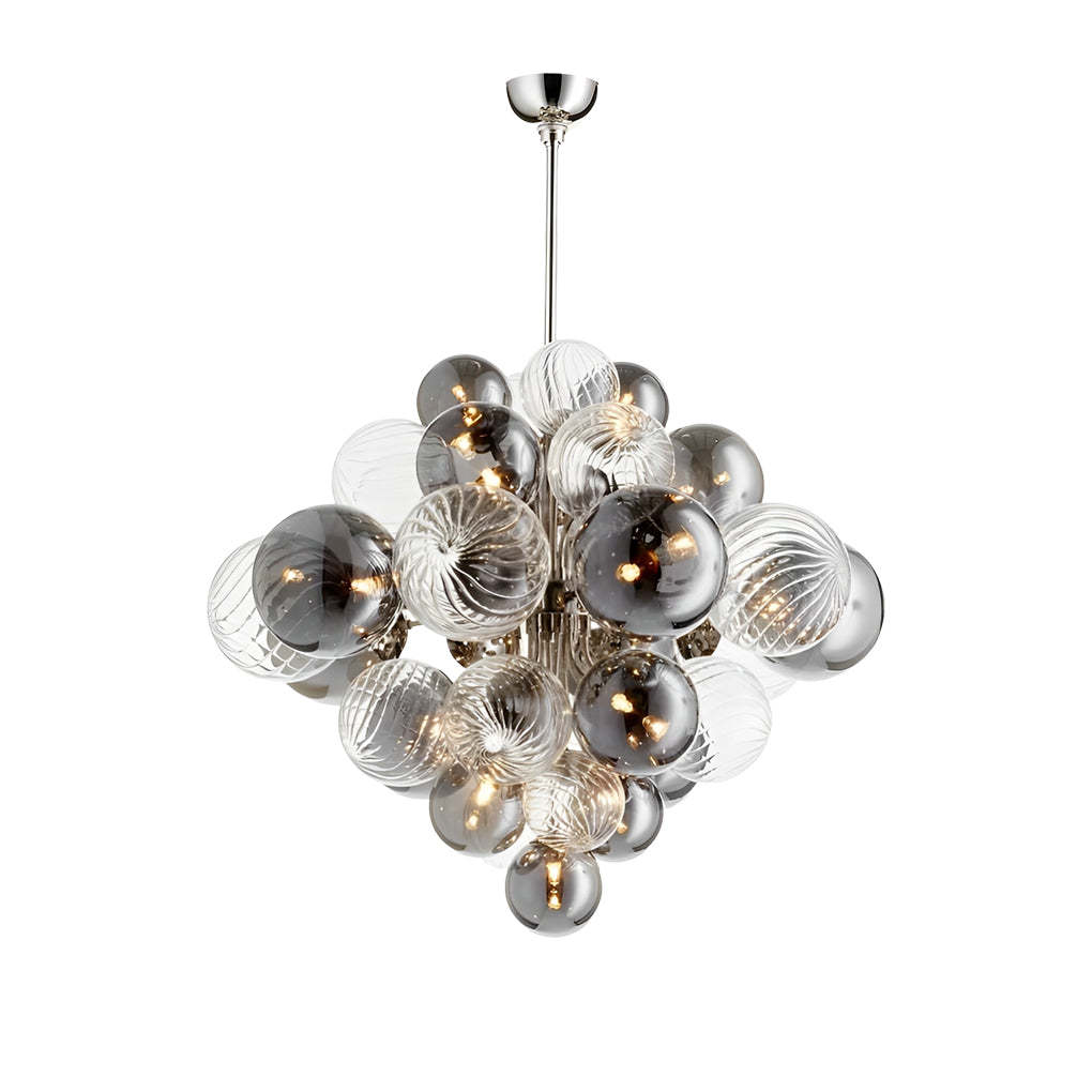 Designer Glass Bubble Ball LED Postmodern Chandelier