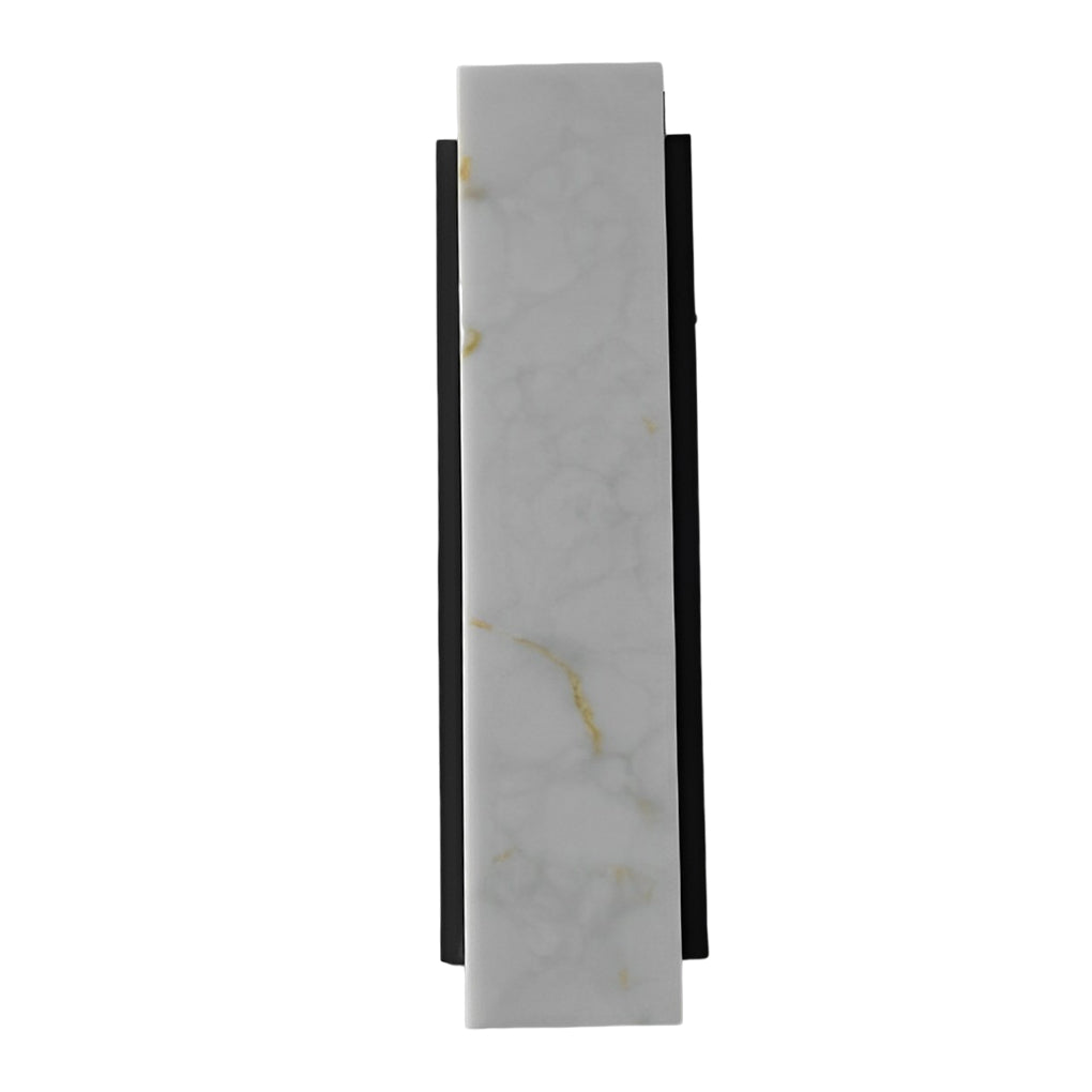 Rectangular Metal LED Waterproof Black Modern Outdoor Wall Lights-Lighom