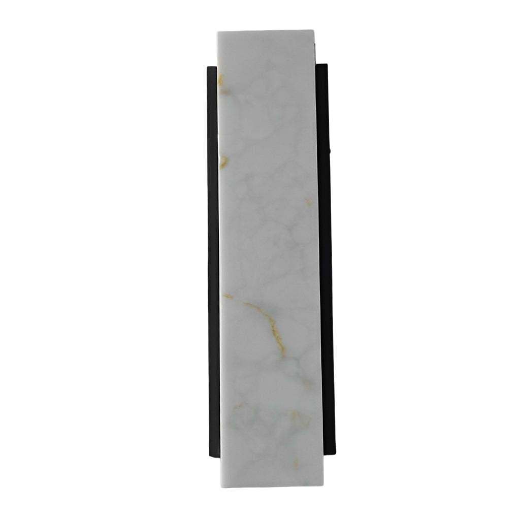 Rectangular Metal LED Waterproof Black Modern Outdoor Wall Lights-Lighom