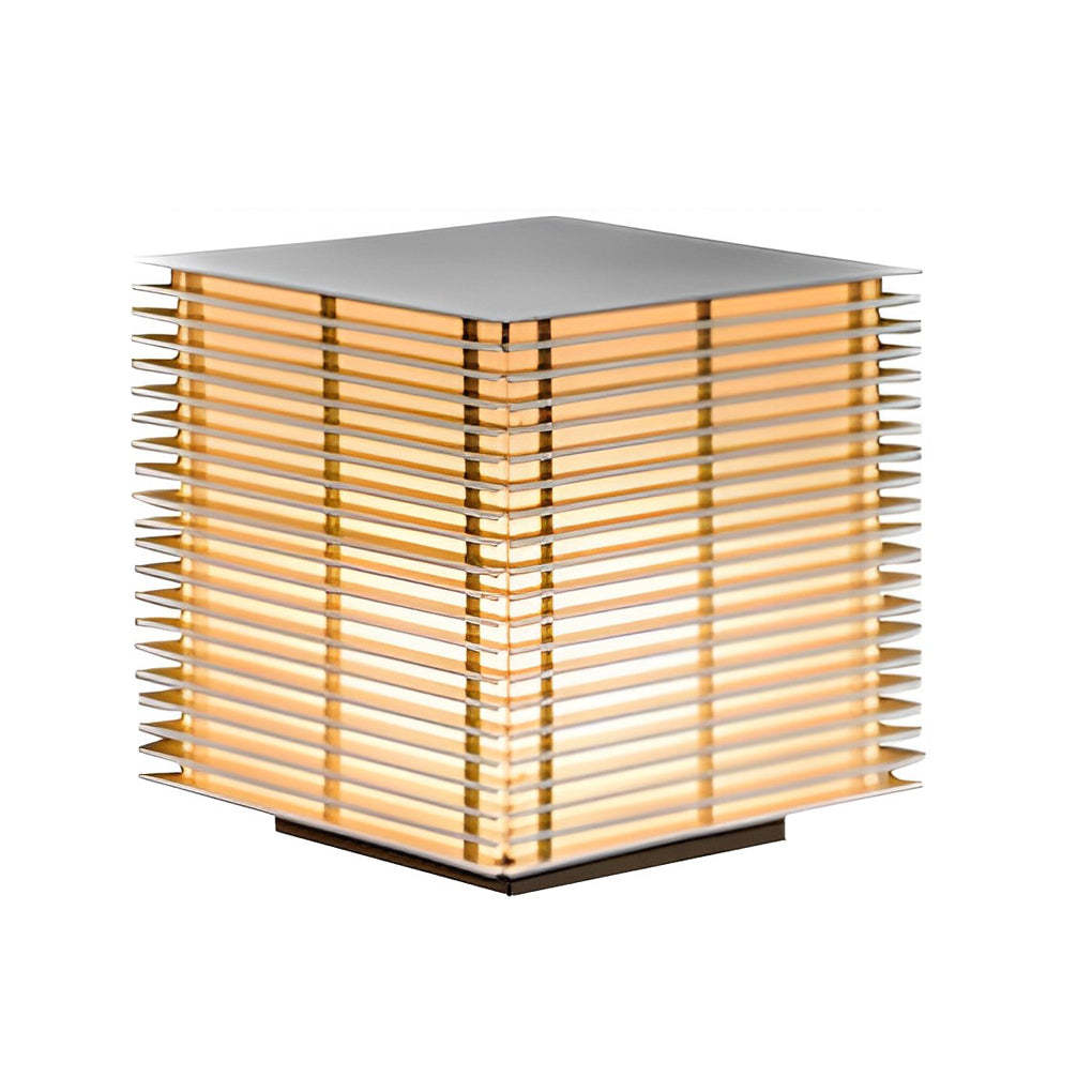 Square Grid IP65 Black Modern Outdoor Lawn Lamp
