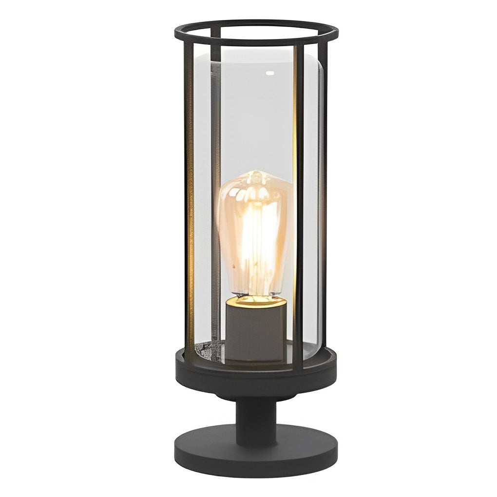 Minimalist Round Waterproof Retro Wall Lamp Outdoor Lawn Lights Path Lights-Lighom