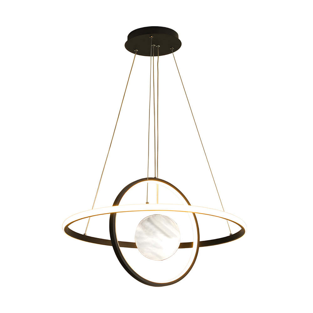 Circular Ring Planet Modern Dining Chandelier