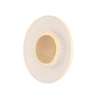 Round Stripes Grid Pattern Acrylic LED Simple Creative Modern Wall Lamp-Lighom