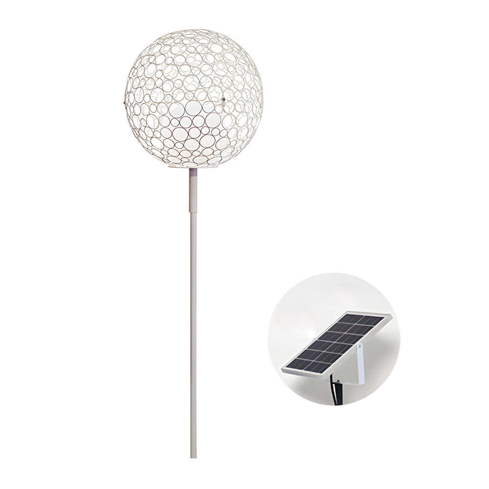 1-Light Solar Dandelion Sphere Garden Stakes Outdoor Lights-Lighom
