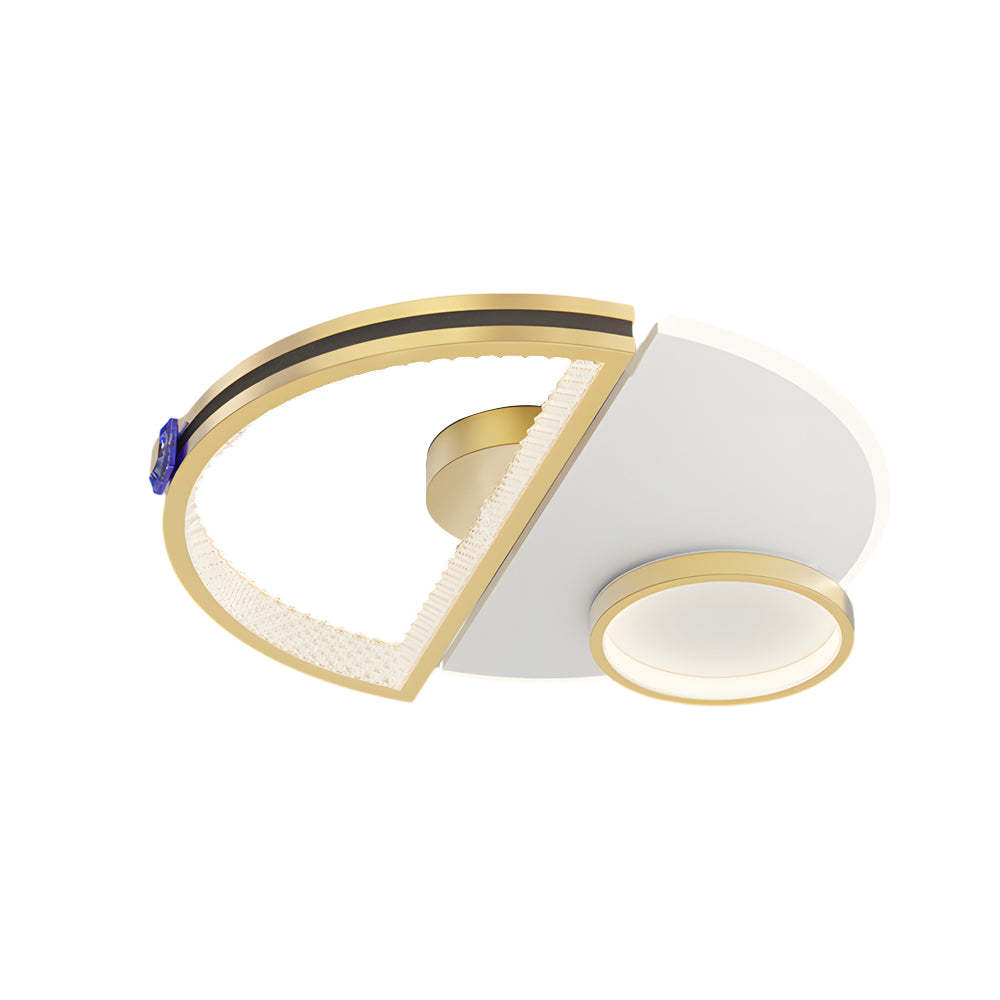 Semicircular Splicing Acrylic Modern LED Ceiling Light