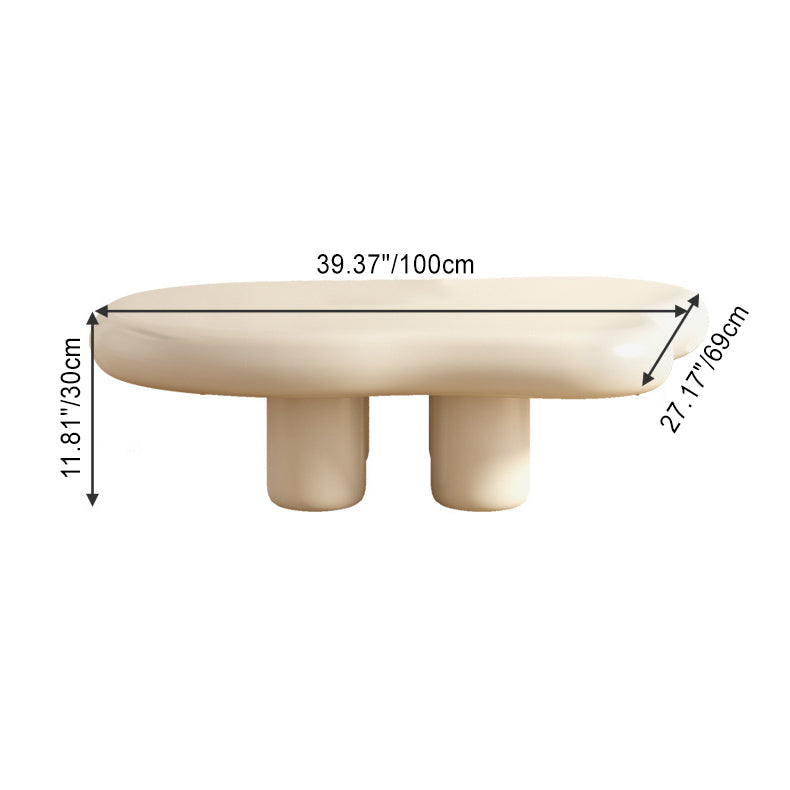 Minimalist Cream Cloud Coffee Table