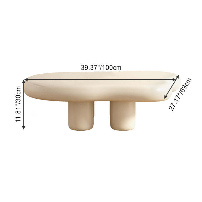 Minimalist Cream Cloud Coffee Table