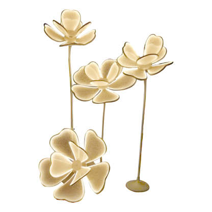 Romantic Ambient Led Acrylic Modern Flower Floor Lamp-Lighom