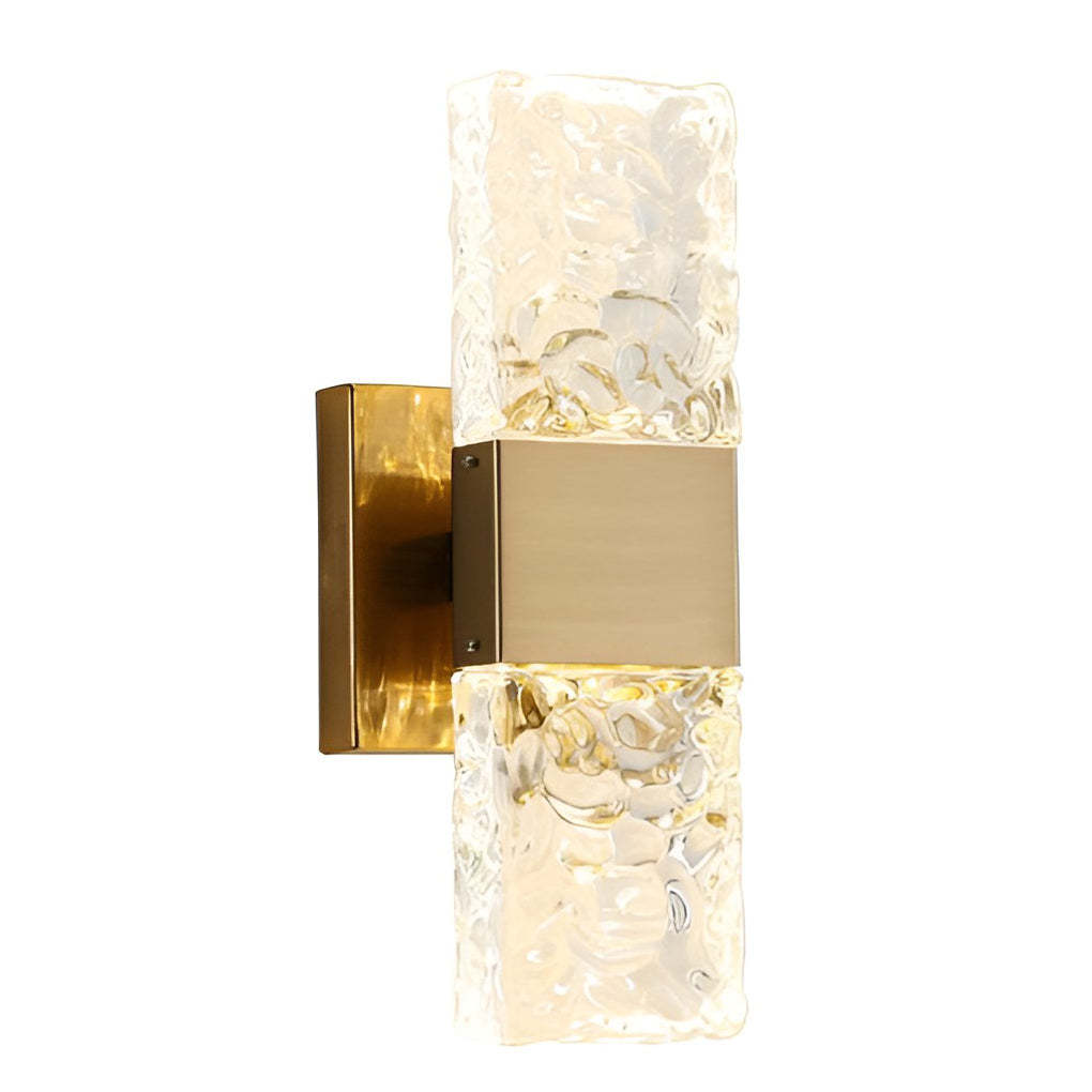 Creative Crystal Up and Down Lights LED Electroplated Modern Wall Sconces-Lighom