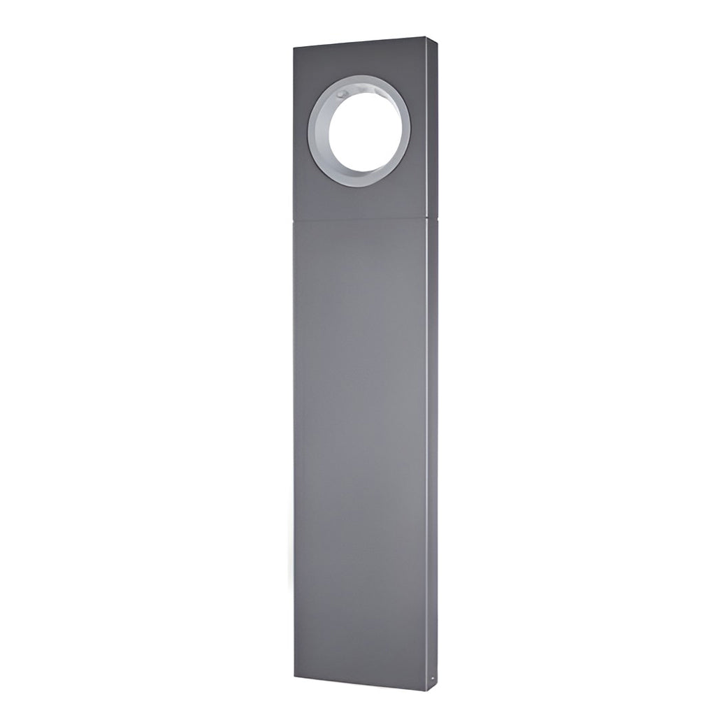 Black Modern Round Hole Pathway Light