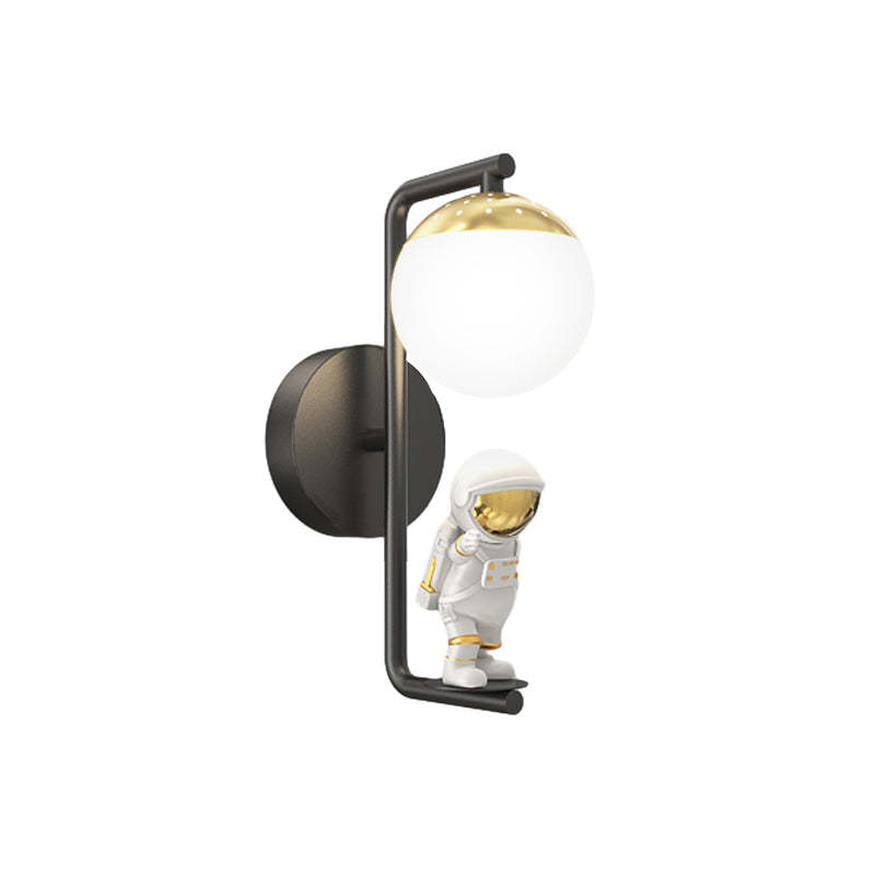 Cartoon Astronaut Decor Three Step Dimming Modern LED Wall Lights Fixture-Lighom