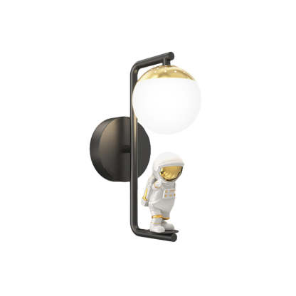 Cartoon Astronaut Decor Three Step Dimming Modern LED Wall Lights Fixture-Lighom