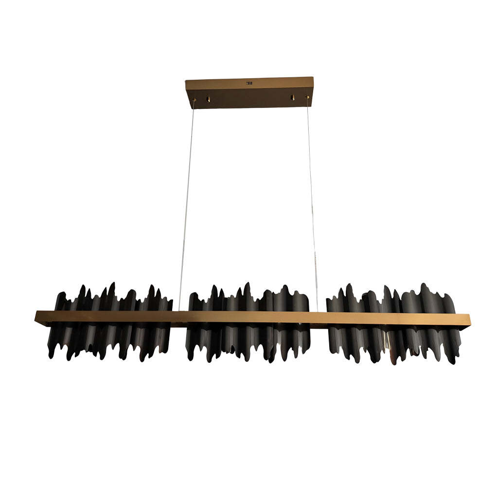 Long Strip Mountain Dimmable LED Postmodern Chandelier
