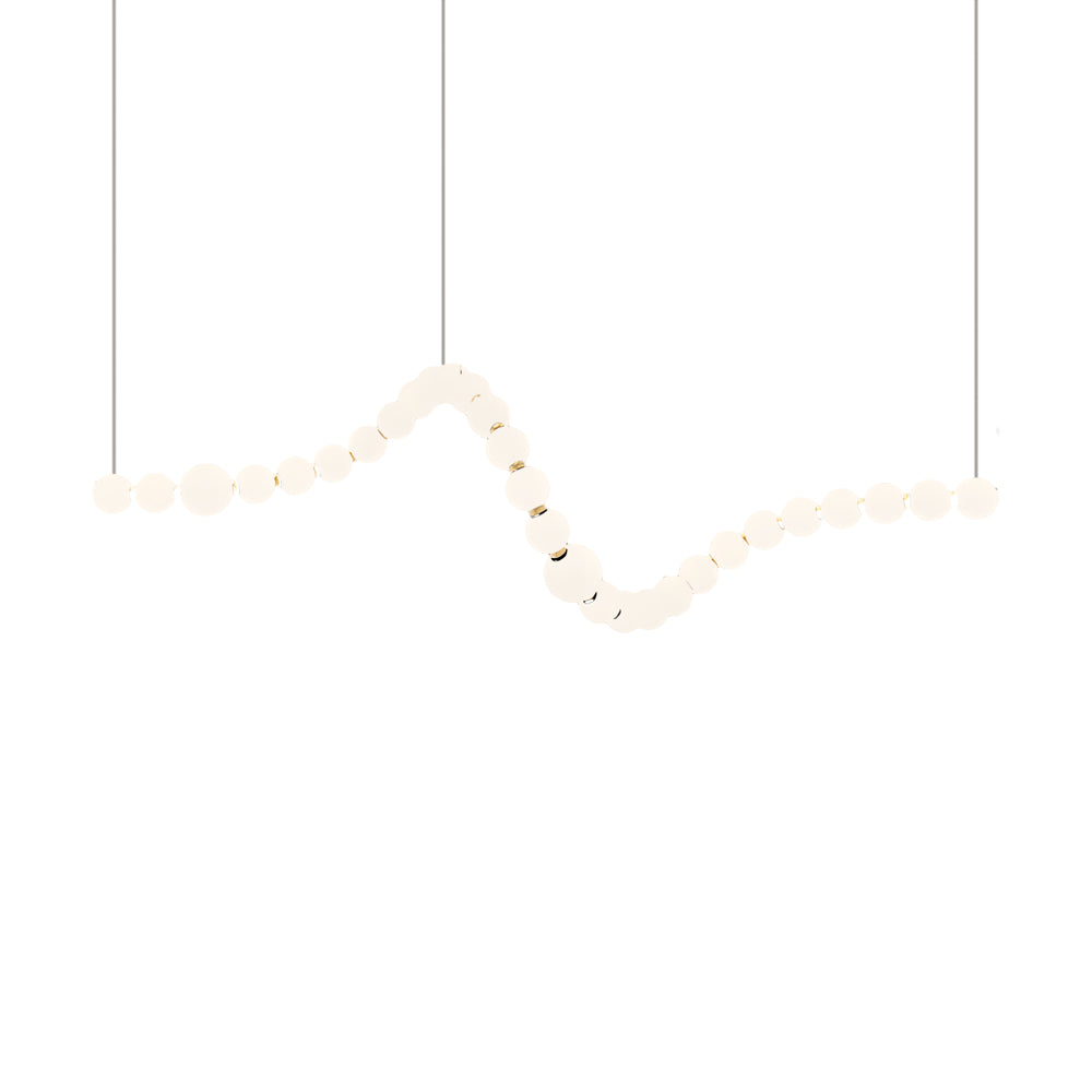 Acrylic Pearl Necklace Italian Style Chandelier