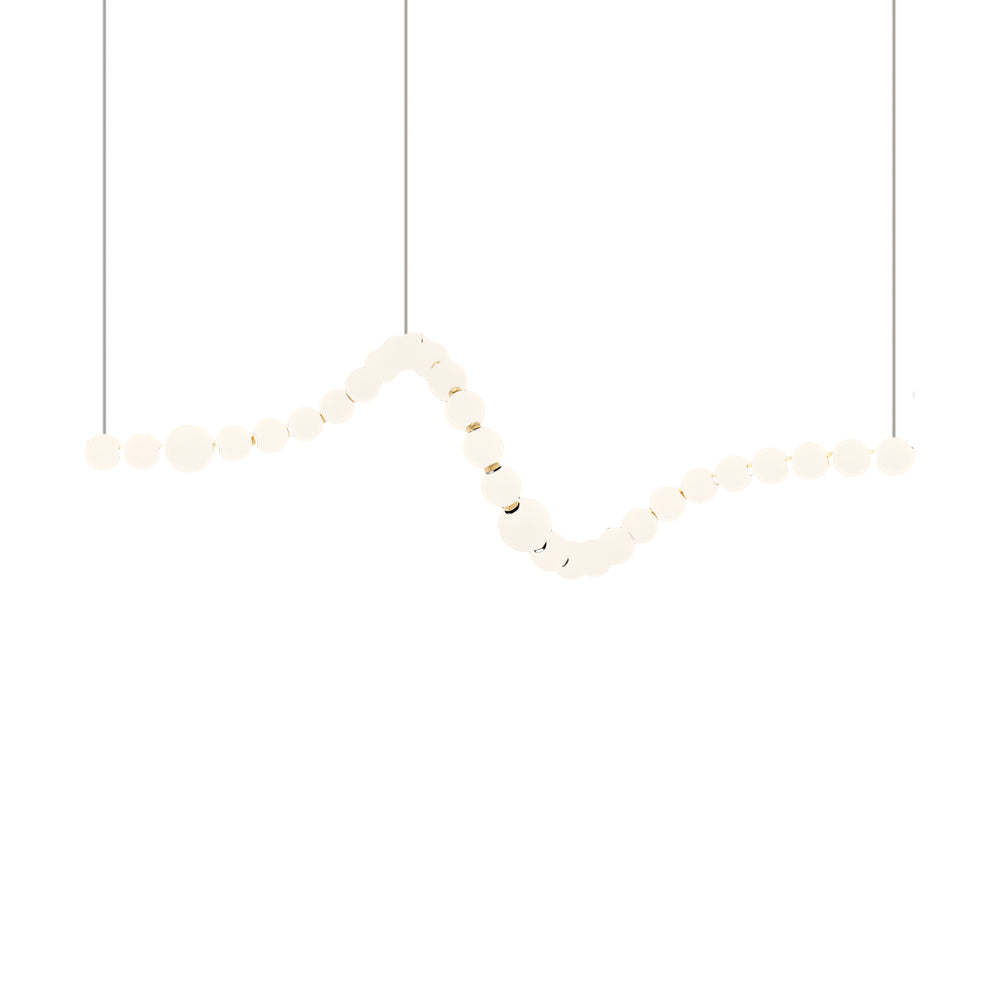 Acrylic Pearl Necklace Italian Style Chandelier