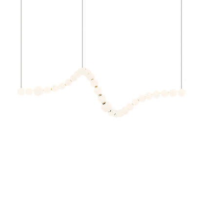 Acrylic Pearl Necklace Italian Style Chandelier