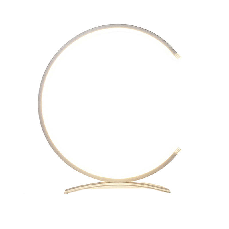 3/4 Circle Touch LED Modern Accent Lamp