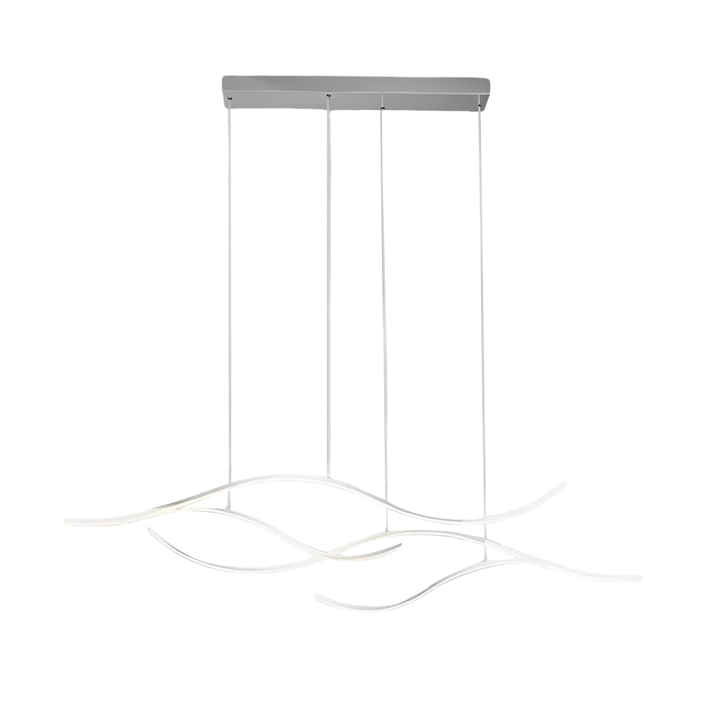 Wave Linear Branch LED Island Pendant