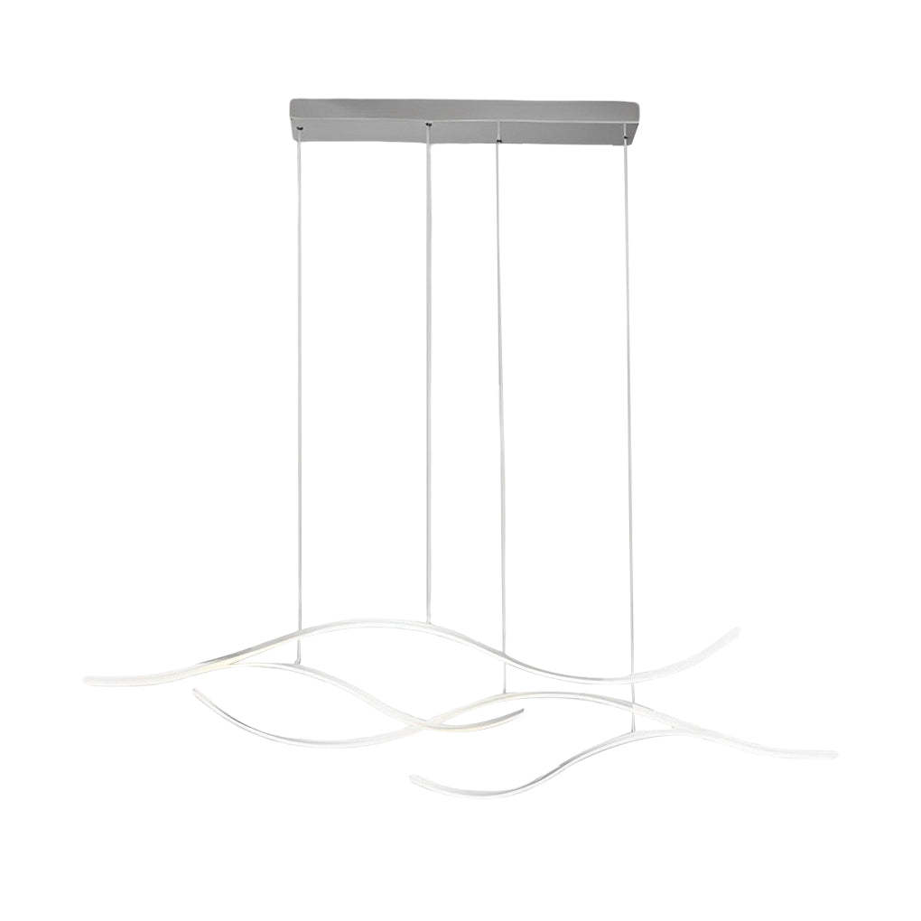 Wave Linear Branch LED Island Pendant