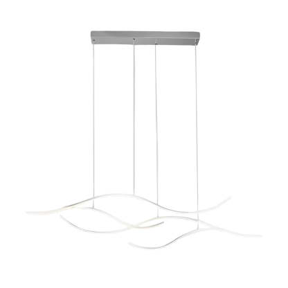 Wave Linear Branch LED Island Pendant