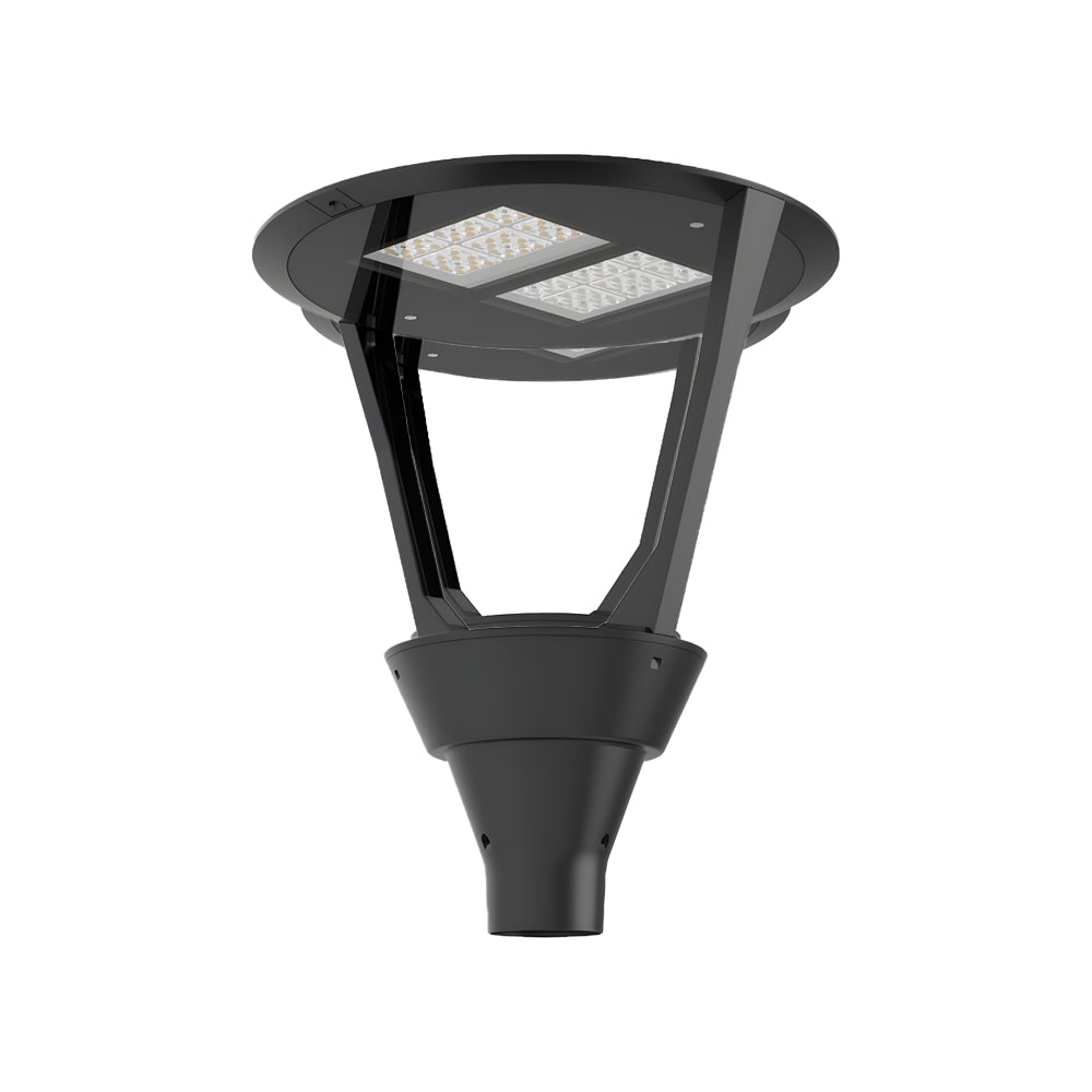 21-inch Black Post Top LED Light Fixture-Lighom