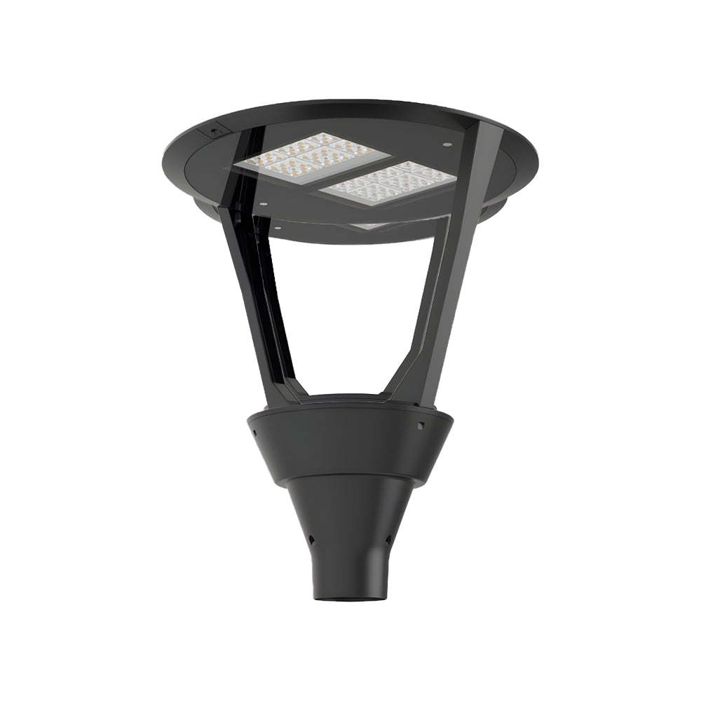 21-inch Black Post Top LED Light Fixture-Lighom